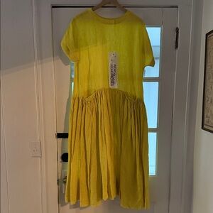 Yellow women’s Dress AODRESS
